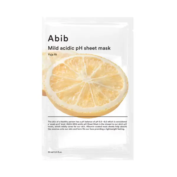 Abib Mild Acidic pH Sheet Mask Yuja Fit